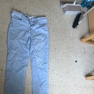 L'AGENCE Light Blue Straight Leg Women's Jeans